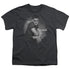 ELVIS PRESLEY/TROUBLE - S/S YOUTH 18/1 - CHARCOAL