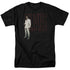 ELVIS PRESLEY/WHITE SUIT - S/S ADULT 18/1 - BLACK