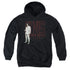 ELVIS PRESLEY/WHITE SUIT - YOUTH PULLOVER HOODIE - BLACK