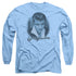 ELVIS PRESLEY/BLUE SUEDE FADE -  L/S ADULT 18/1  - CAROLINA BLUE
