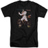 ELVIS PRESLEY/HIT THE LIGHTS - S/S ADULT TALL 18/1 - BLACK