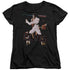ELVIS PRESLEY/HIT THE LIGHTS - S/S WOMENS TEE - BLACK