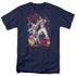 ELVIS PRESLEY/EAGLE ELVIS - S/S ADULT 18/1 - NAVY