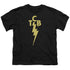 ELVIS PRESLEY/TCB LOGO - S/S YOUTH 18/1 - BLACK