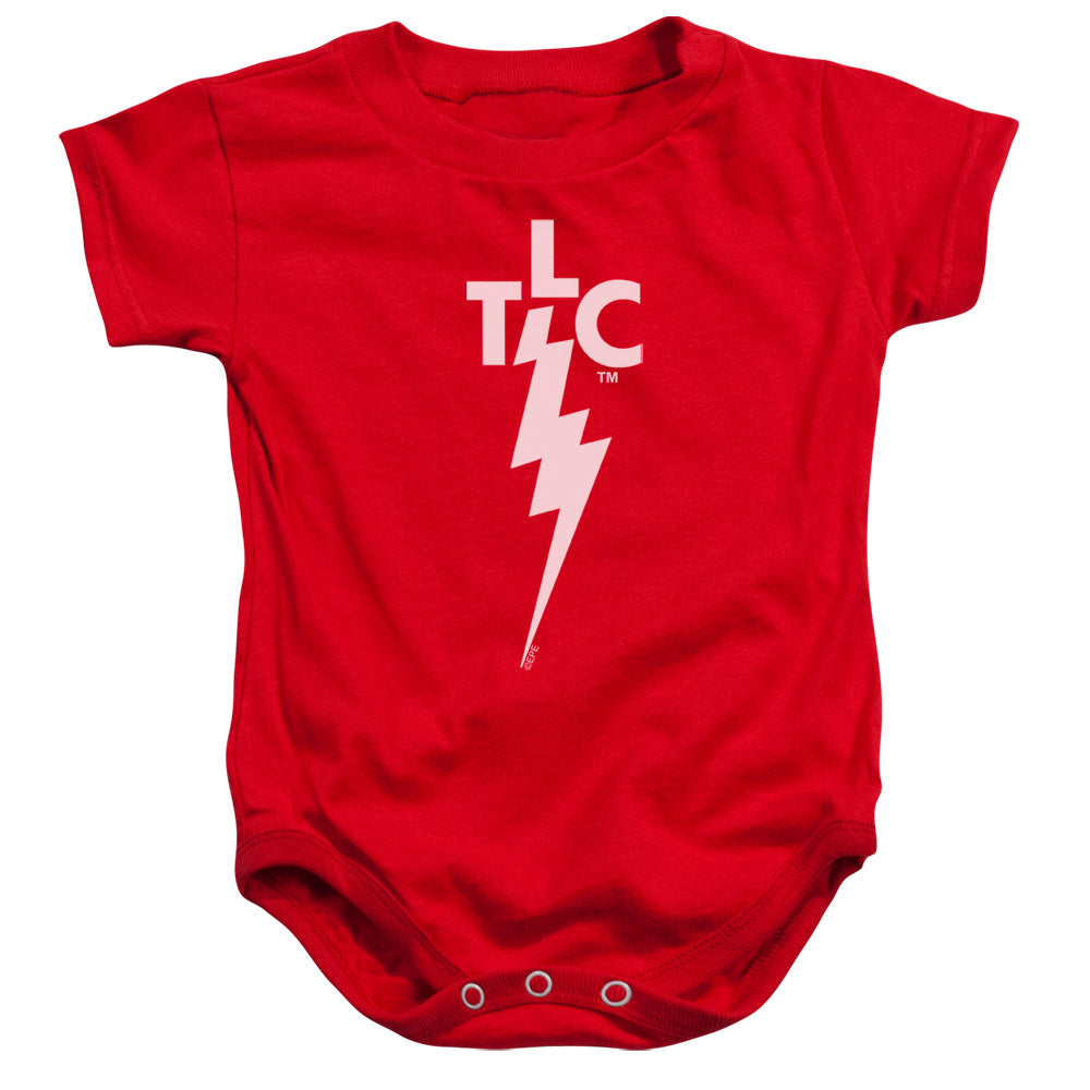 ELVIS PRESLEY/TLC LOGO - INFANT SNAPSUIT - RED