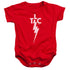 ELVIS PRESLEY/TLC LOGO - INFANT SNAPSUIT - RED