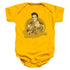 ELVIS PRESLEY/TEDDY BEAR - INFANT SNAPSUIT - GOLD