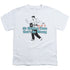 ELVIS PRESLEY/50 MILLION FANS PLUS 1 - S/S YOUTH 18/1 - WHITE