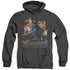 ELVIS PRESLEY/75 YEARS - ADULT HEATHER HOODIE - BLACK