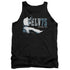 ELVIS PRESLEY/ELV 75 LOGO - ADULT TANK - BLACK