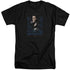 ELVIS PRESLEY/ICON - S/S ADULT TALL 18/1 - BLACK