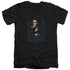 ELVIS PRESLEY/ICON - S/S ADULT V-NECK 30/1 - BLACK