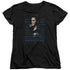 ELVIS PRESLEY/ICON - S/S WOMENS TEE - BLACK