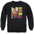 ELVIS PRESLEY/BLUE HAWAII ALBUM - ADULT CREWNECK SWEATSHIRT - BLACK