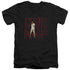 ELVIS PRESLEY/ELVIS 68 ALBUM - S/S ADULT V-NECK 30/1 - BLACK