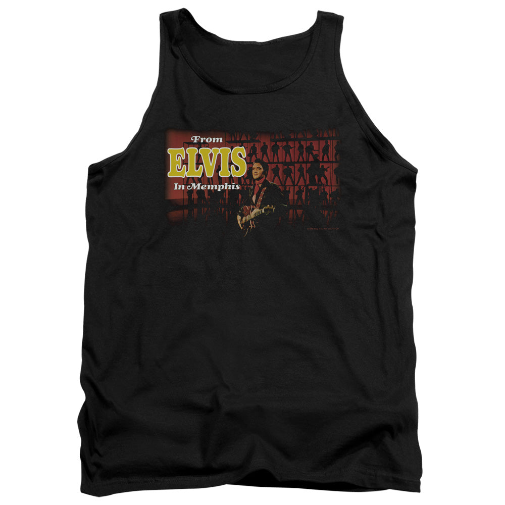 ELVIS PRESLEY/FROM ELVIS IN MEMPHIS - ADULT TANK - BLACK