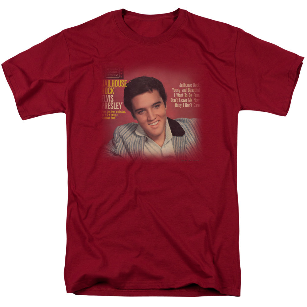 ELVIS PRESLEY/JAILHOUSE ROCK 45 - S/S ADULT 18/1 - CARDINAL