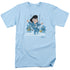 ELVIS PRESLEY/JAILHOUSE ROCKER - S/S ADULT 18/1 - LIGHT BLUE