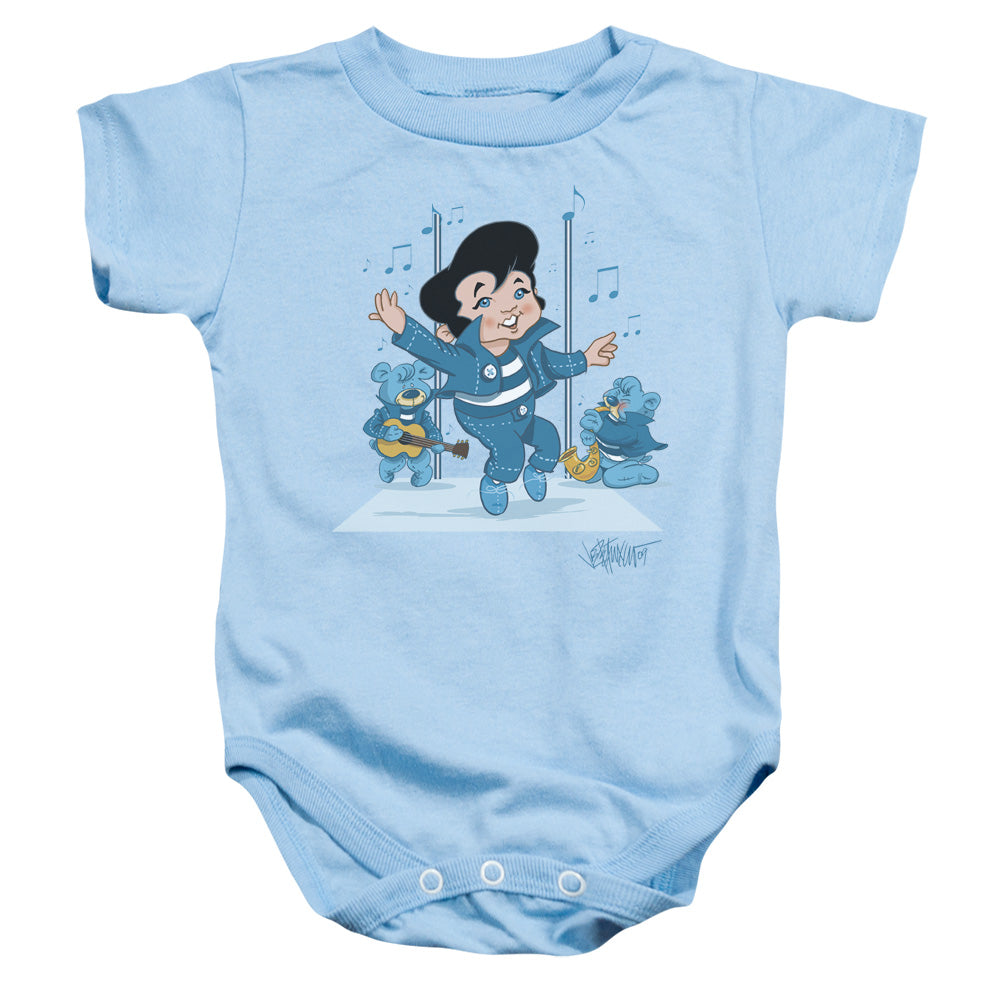 ELVIS PRESLEY/JAILHOUSE ROCKER - INFANT SNAPSUIT - LIGHT BLUE