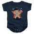 ELVIS PRESLEY/LIL G I - INFANT SNAPSUIT - NAVY