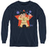ELVIS PRESLEY/LIL G I - YOUTH LONG SLEEVE TEE - NAVY
