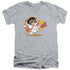 ELVIS PRESLEY/KARATE KING - S/S ADULT V-NECK 30/1 - ATHLETIC HEATHER