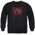 ELVIS PRESLEY/69 ANIME - ADULT CREWNECK SWEATSHIRT - BLACK