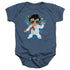 ELVIS PRESLEY/JUMPSUIT - INFANT SNAPSUIT - SLATE