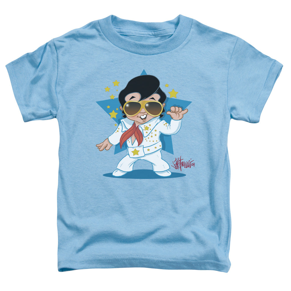 ELVIS PRESLEY/JUMPSUIT - S/S TODDLER TEE - CAROLINA BLUE