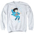 ELVIS PRESLEY/LIL JAILBIRD - ADULT CREWNECK SWEATSHIRT - WHITE