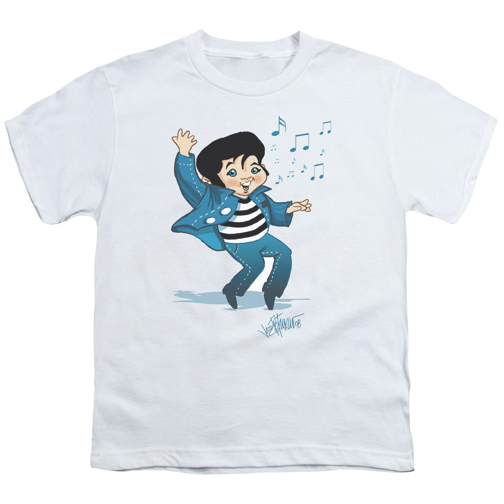 ELVIS PRESLEY/LIL JAILBIRD - S/S YOUTH 18/1 - WHITE