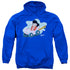 ELVIS PRESLEY/SPEEDWAY - ADULT PULLOVER HOODIE - ROYAL BLUE