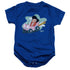 ELVIS PRESLEY/SPEEDWAY - INFANT SNAPSUIT - ROYAL BLUE