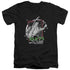 ELVIS PRESLEY/STILL ROCKIN - S/S ADULT V-NECK 30/1 - BLACK