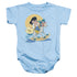 ELVIS PRESLEY/YIP E - INFANT SNAPSUIT - LIGHT BLUE