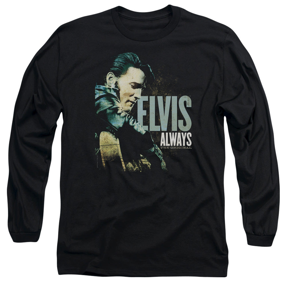 ELVIS PRESLEY/ALWAYS THE ORIGINAL - L/S ADULT 18/1 - BLACK