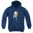 ELVIS PRESLEY/YELLOW SCARF - YOUTH PULLOVER HOODIE - NAVY