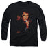 ELVIS PRESLEY/TROUBLE - L/S ADULT 18/1 - BLACK