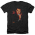 ELVIS PRESLEY/TROUBLE - ADULT HEATHER - BLACK