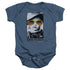 ELVIS PRESLEY/BORN TO ROCK - INFANT SNAPSUIT - SLATE