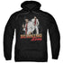 ELVIS PRESLEY/BURNING LOVE - ADULT PULLOVER HOODIE - BLACK