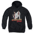 ELVIS PRESLEY/BURNING LOVE - YOUTH PULLOVER HOODIE - BLACK