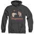 ELVIS PRESLEY/SUSPICIOUS MINDS - ADULT HEATHER HOODIE - BLACK