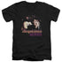 ELVIS PRESLEY/SUSPICIOUS MINDS - S/S ADULT V-NECK 30/1 - BLACK