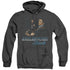 ELVIS PRESLEY/JAILHOUSE ROCK - ADULT HEATHER HOODIE - BLACK