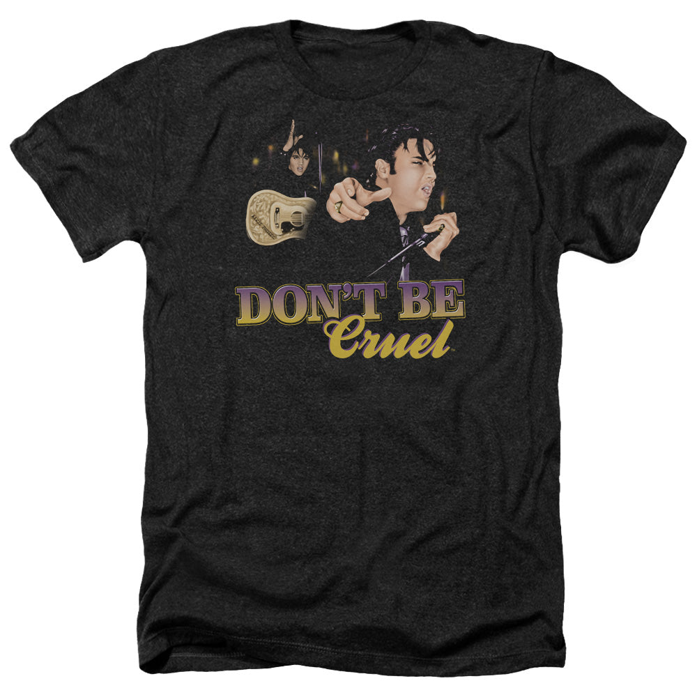 ELVIS PRESLEY/DONT BE CRUEL - ADULT HEATHER - BLACK