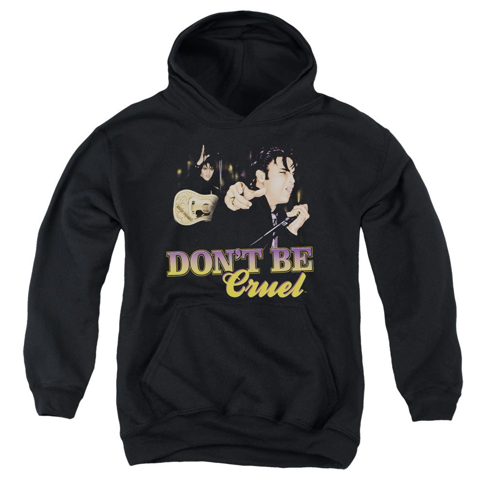 ELVIS PRESLEY/DONT BE CRUEL - YOUTH PULLOVER HOODIE - BLACK
