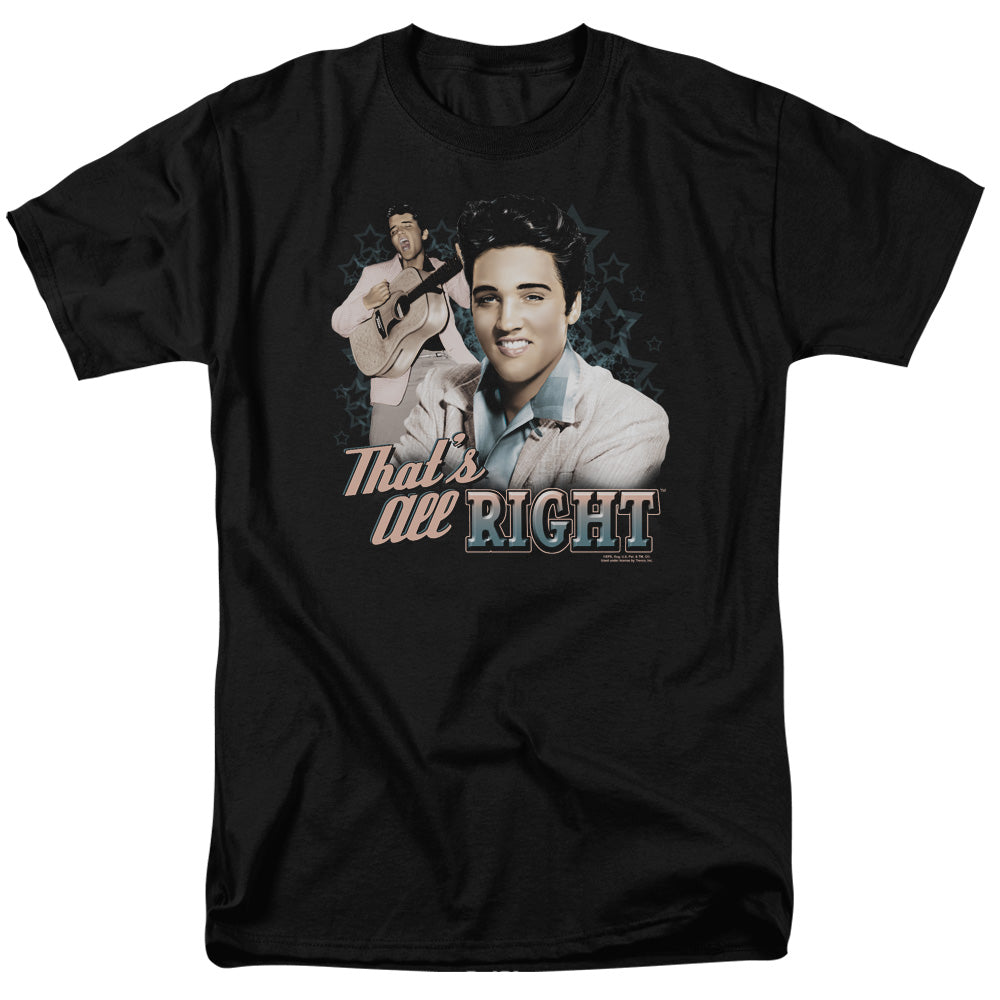 ELVIS PRESLEY/THAT'S ALL RIGHT - S/S ADULT 18/1 - BLACK