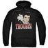 ELVIS PRESLEY/TROUBLE - ADULT PULLOVER HOODIE - BLACK