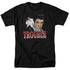 ELVIS PRESLEY/TROUBLE - S/S ADULT 18/1 - BLACK